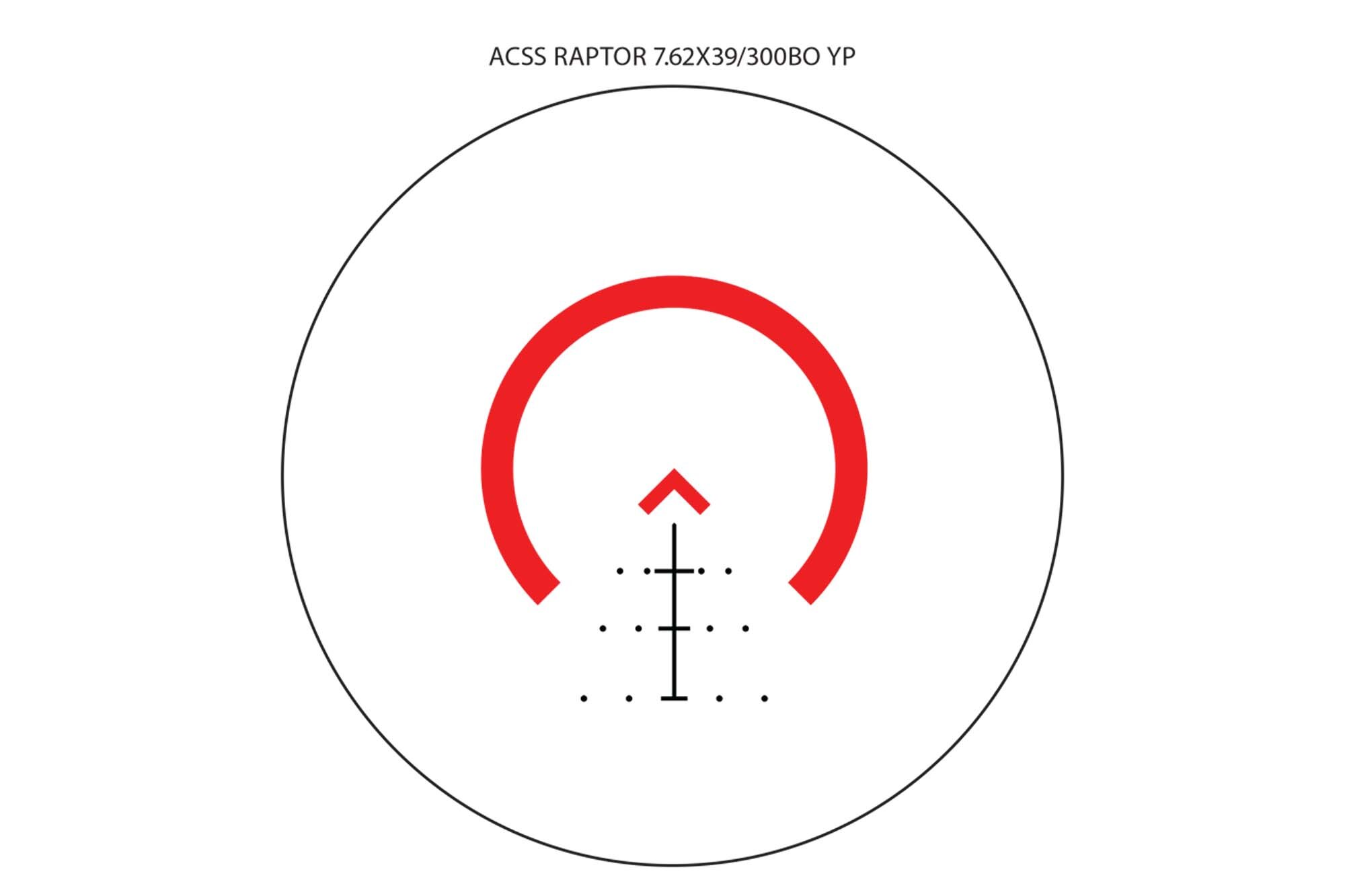 Primary Arms Primary Arms SLx 3x Micro Prism Scope Illuminated Red ACSS Raptor 7.62/300 Blackout Yard Reticle Flat Dark Earth - view 4